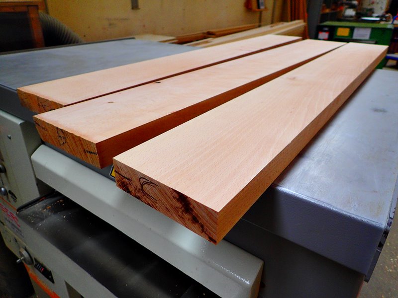 Débit de la planche en 3 tronçons
