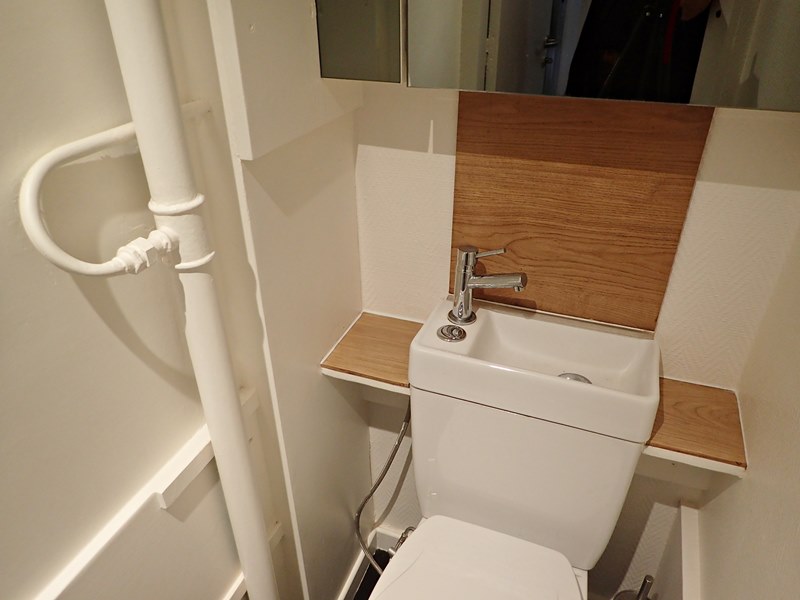 Le WC lave-main permet de réduire la consommation d'eau et apporte un plus au niveau hygiène.