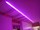 Le couleur plaqué à moitié avec la pose de la barre de leds.