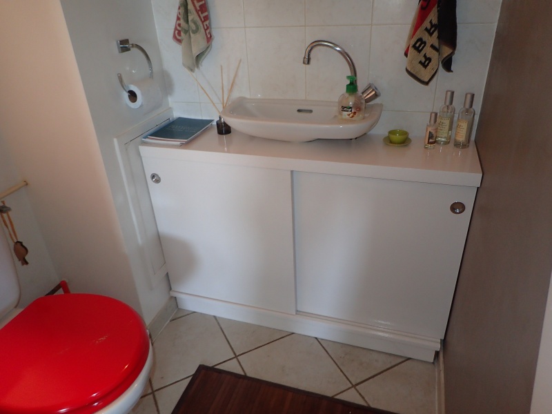 Le meuble mis en place, tout est ok!