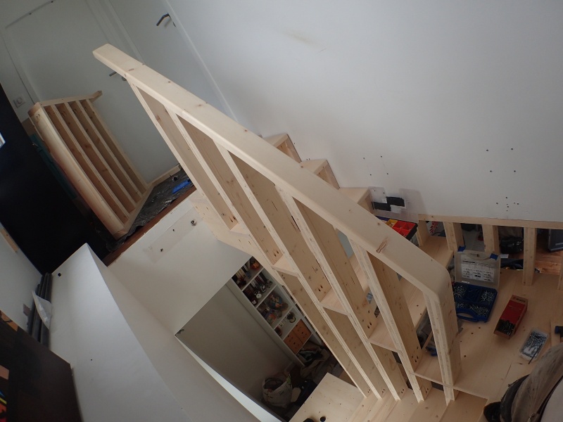 Installation de la rambarde