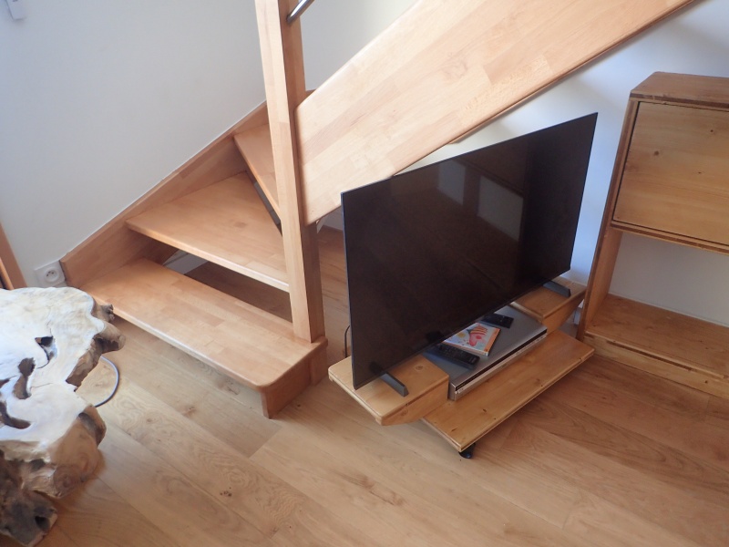 L'escalier avait besoin d'un bon ponçage