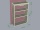 Vue 3D du meuble d'entrée