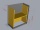 Vue 3D de l'étagère du couloir.