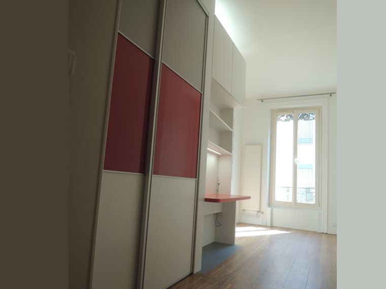 Peinture-menuiserie-éclairage de 2 chambres d'enfant