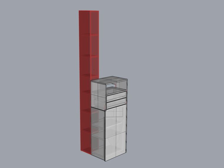 La 3D du meuble.