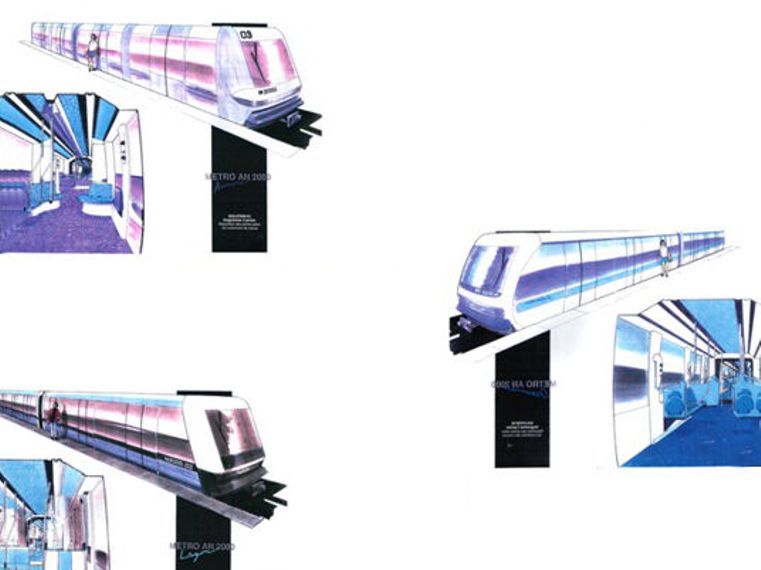 Avant-projets sur le métro automatique parisien, la ligne 14, métro météor.