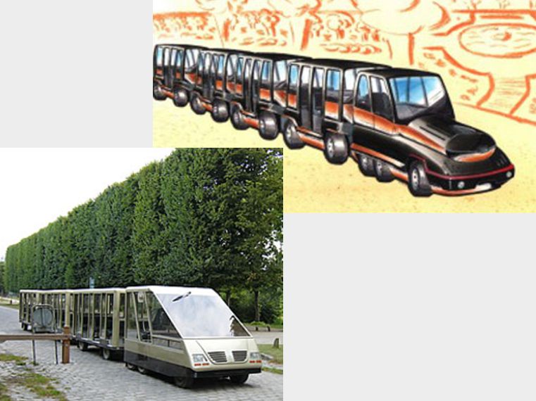 Créations dans le cadre d'une problématique de maintenance du petit train du château de Versailles
