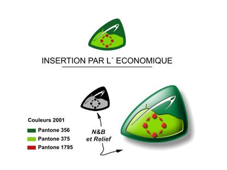 Création logo d'un résaux d'insertion par l'économie clermontoise