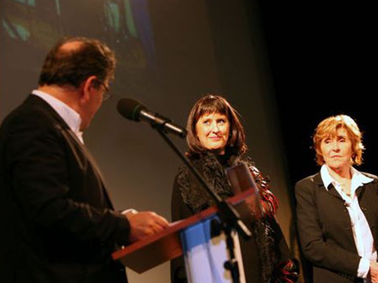 Marie-Luce, toujours lors de la remise de sa Légion d'honneur,<br />le 8 Mars 2011